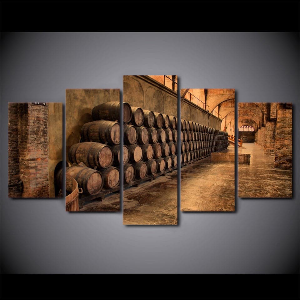 Framed 5 Panels - Winery