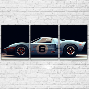 Framed 3 Panels - Ford GT