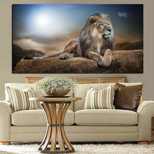 Framed 1 Panel - Lion