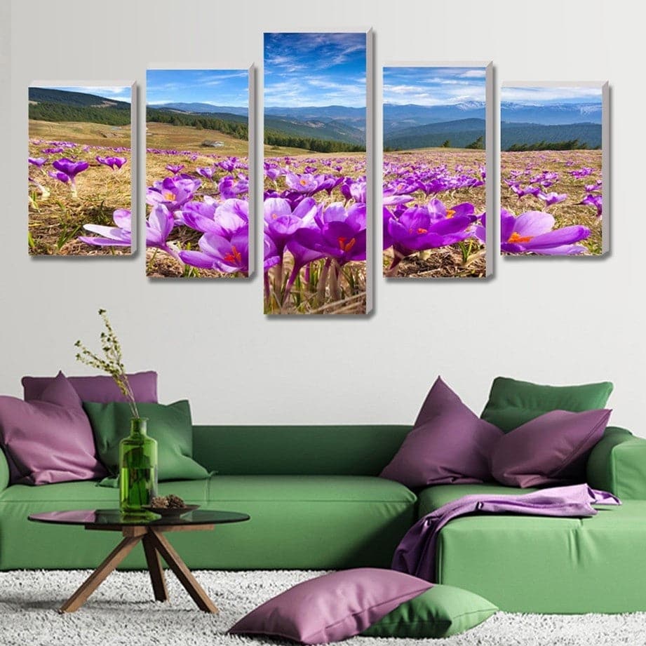 Framed 5 Panels - Landscape