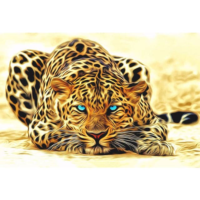 Framed 1 Panel - Leopard