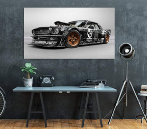 Framed 1 Panel - Ken block' s Ford Mustang