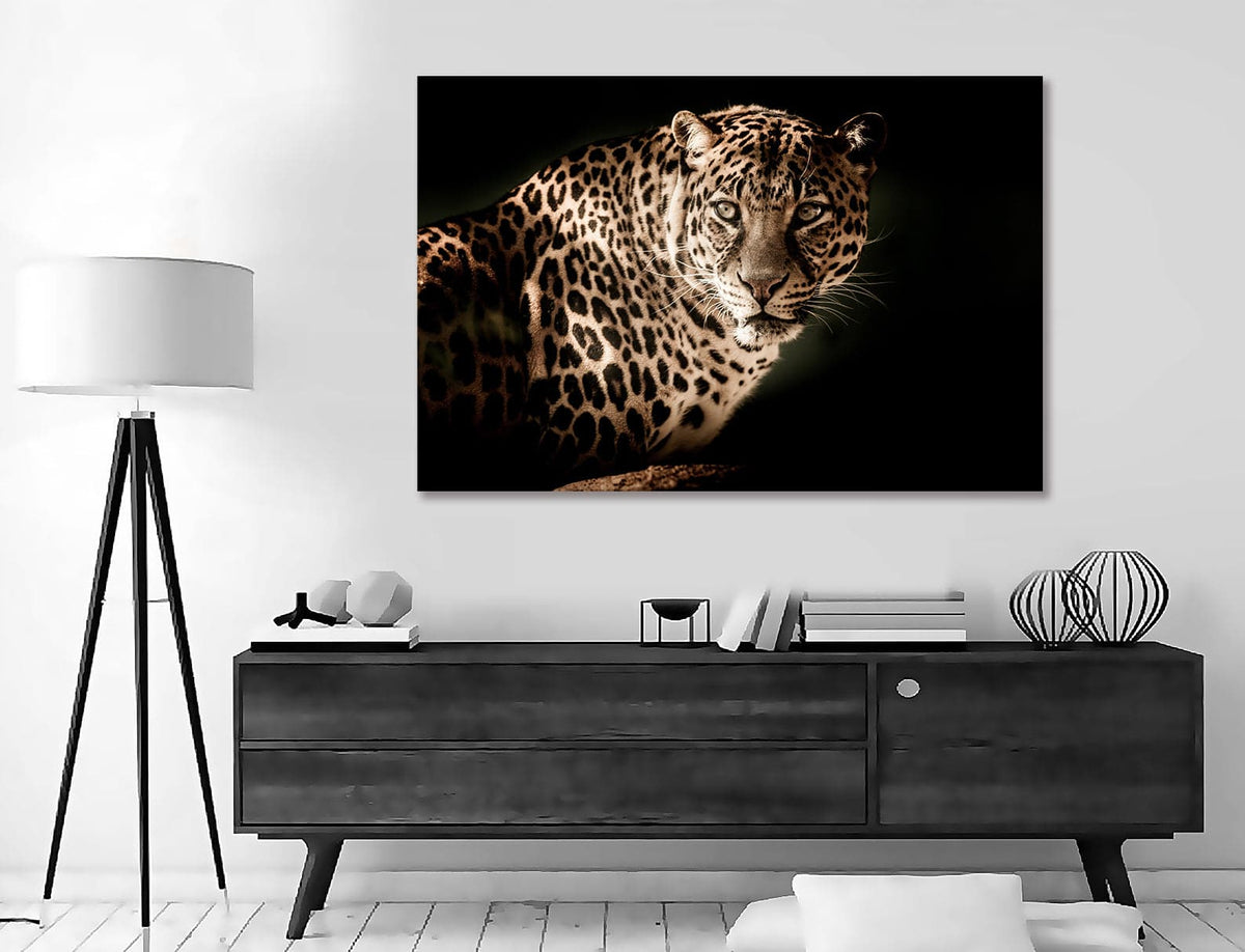 Framed 1 Panel - Leopard – Love Print & Free shipping NZ