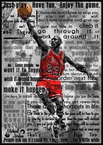 Framed 1 Panel - Michael Jordan