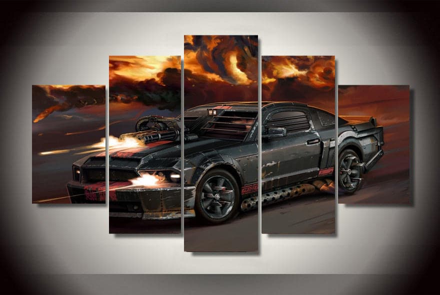 Framed 5 Panels - Ford Mustang