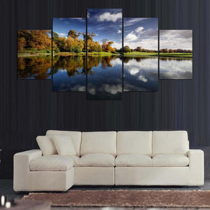 Framed 5 Panels - Landscape