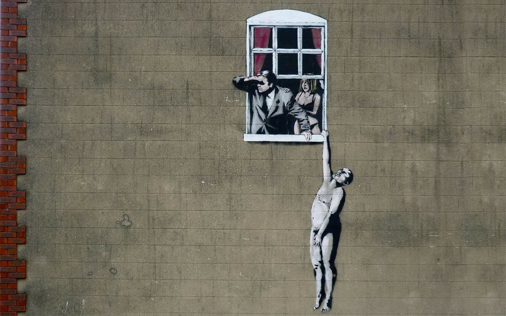 Framed 1 Panel - Banksy