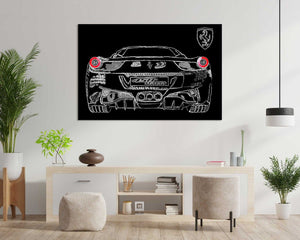 Framed 1 Panel - Ferrari