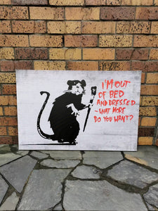 Framed 1 Panel - Banksy