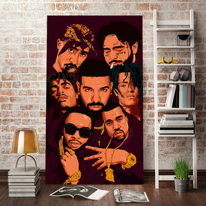 Framed 1 Panel - Rap Star