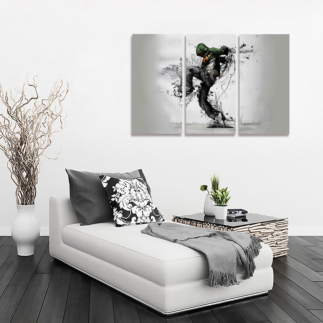 Framed 3 Panels - Street Dance