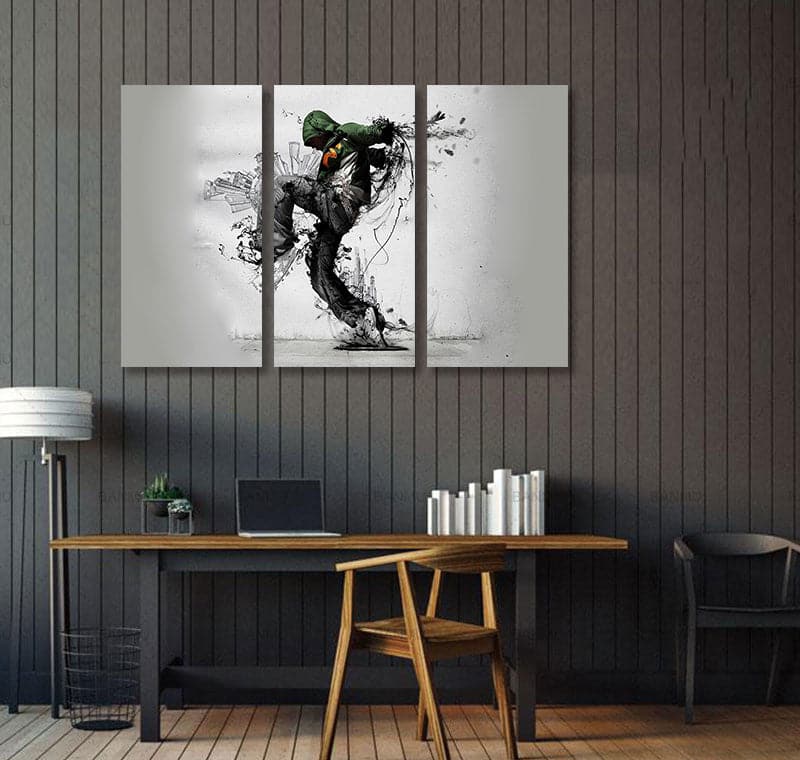 Framed 3 Panels - Street Dance