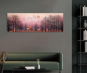 Framed 1 Panel - Red Deer Forest