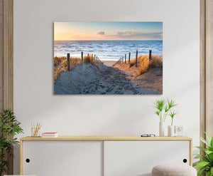 Framed 1 Panel - New Zealand 90 Miles Beach