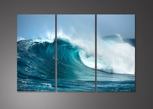 Framed 3 Panels - Wave