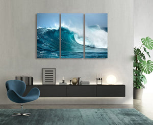 Framed 3 Panels - Wave