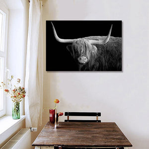 Framed 1 Panel - Highlander Cow