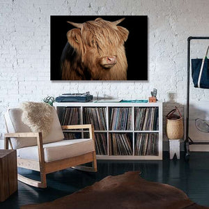 Framed 1 Panel - Highlander Cow