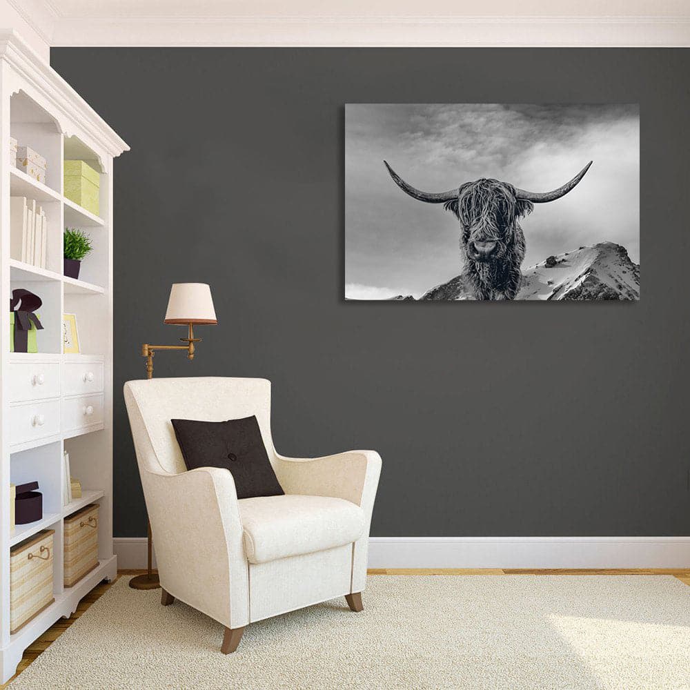 Framed 1 Panel - Highlander Cow