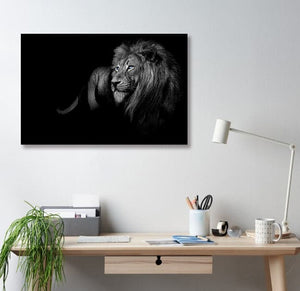 Framed 1 Panel - Lion