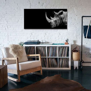 Framed 1 Panel - African Rhino