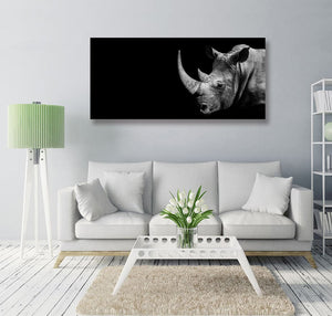 Framed 1 Panel - African Rhino