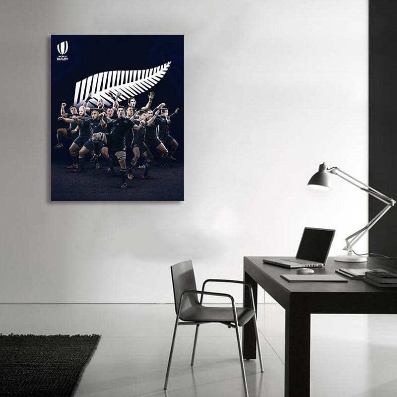 Framed 1 Panel - All Blacks