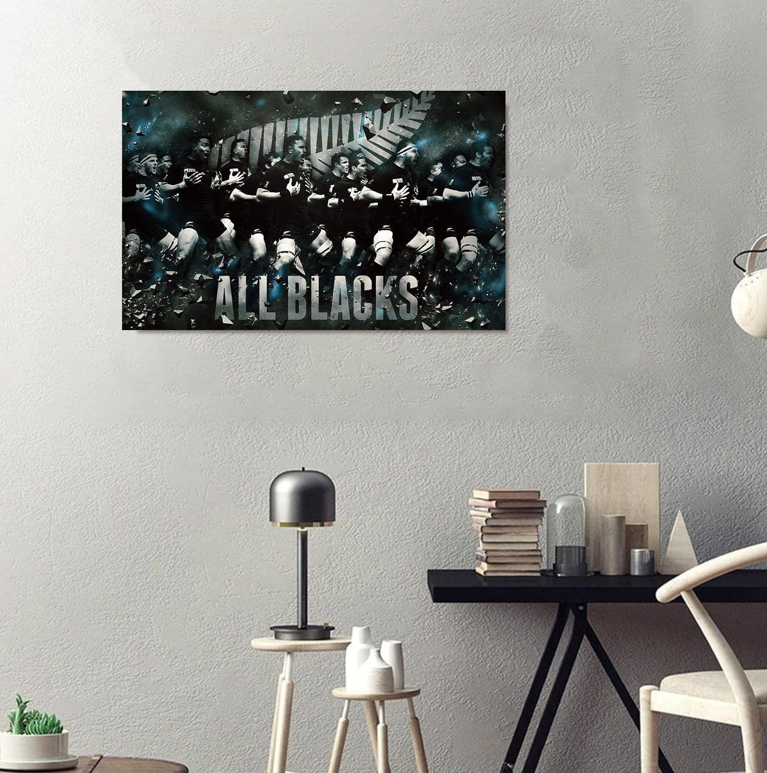 Framed 1 Panel - All Blacks