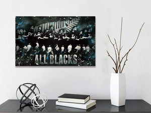 Framed 1 Panel - All Blacks