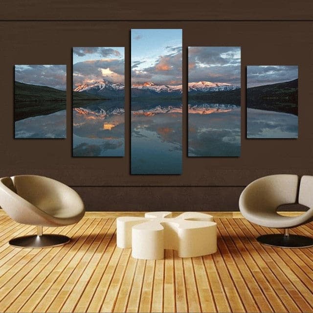 Framed 5 Panels - Landscape