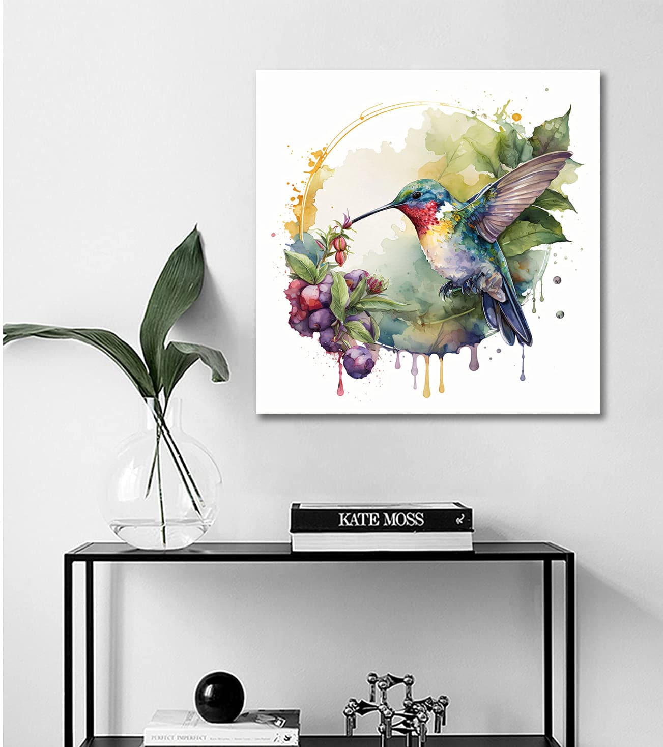 Framed 1 Panel - Hummingbird