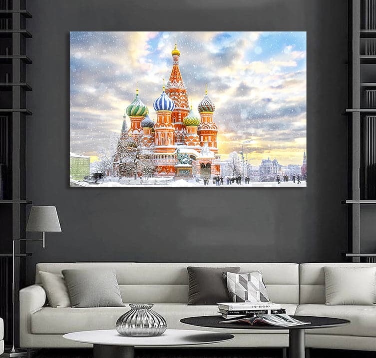 Framed 1 Panel - Moscow, St. Basil s Cathedral