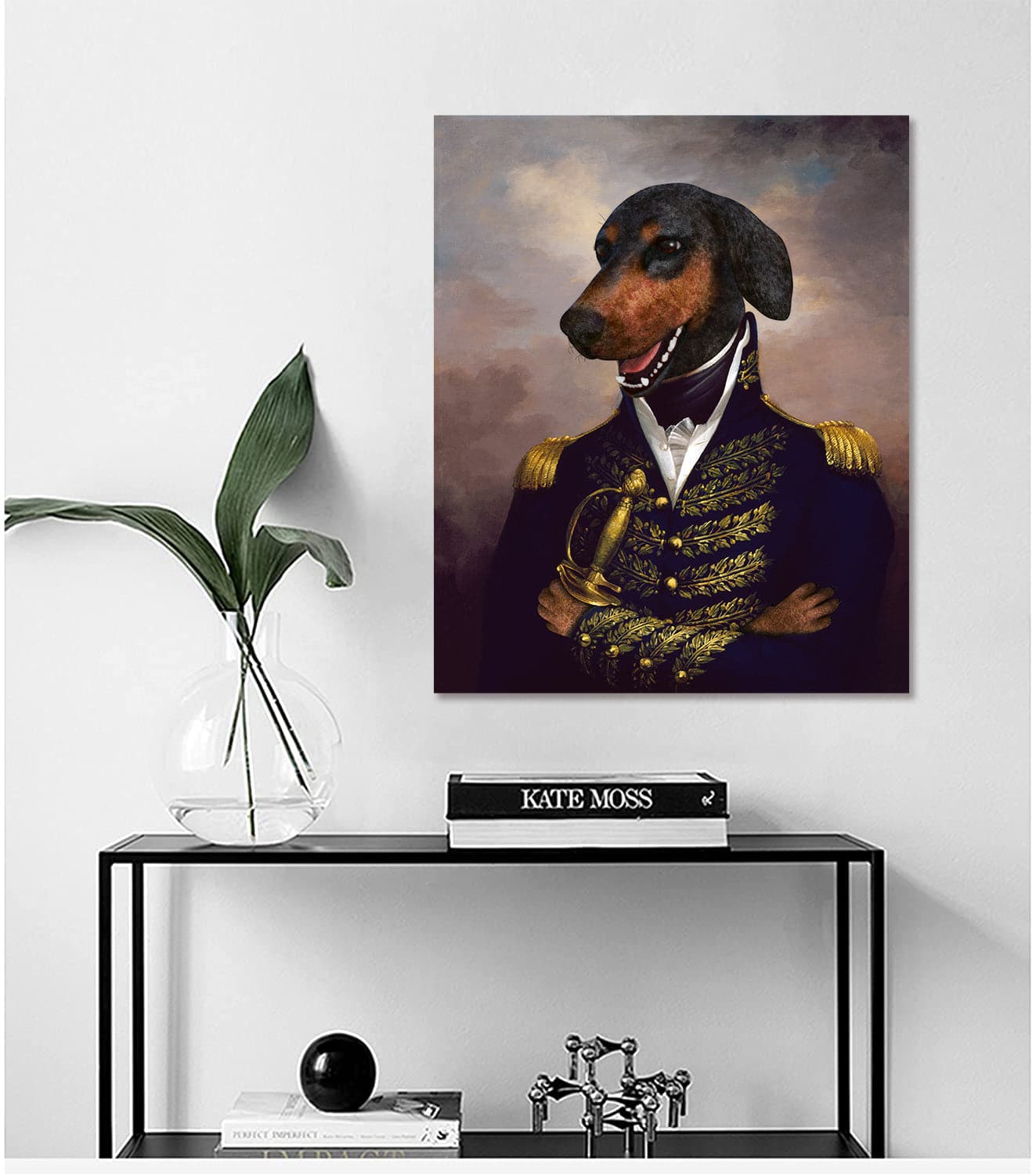 Framed 1 Panel - Doberman