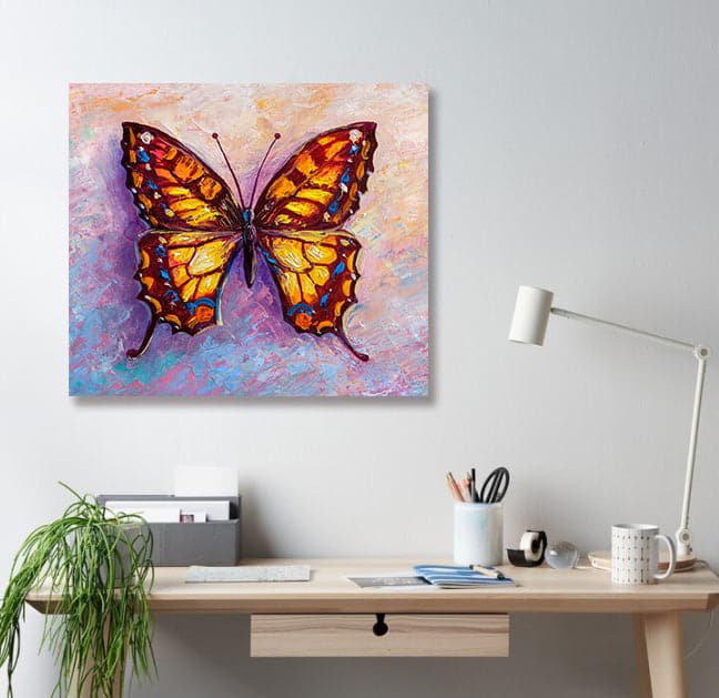 Framed 1 Panel - Butterfly