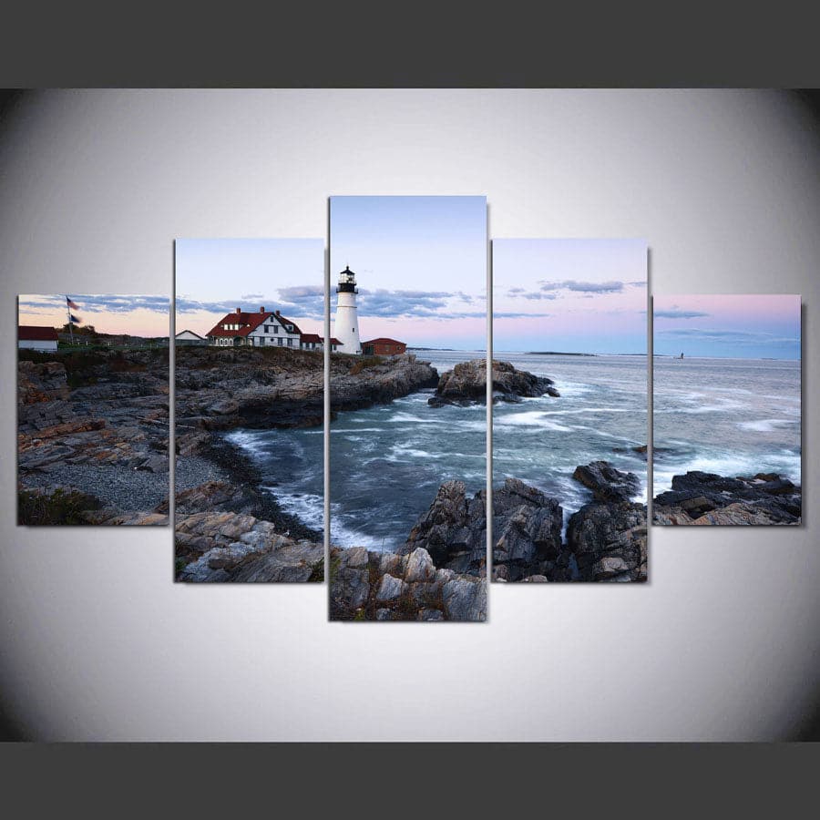 Framed 5 Panels - Landscape