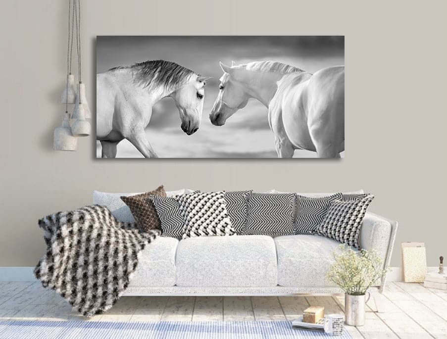 Framed 1 Panel - Whites Horses