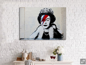 Framed 1 Panel - Banksy - Ziggy-Stardust