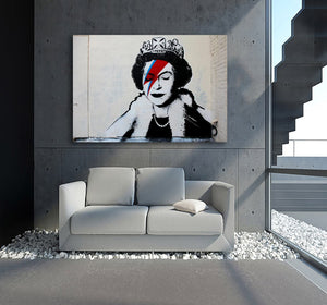 Framed 1 Panel - Banksy - Ziggy-Stardust