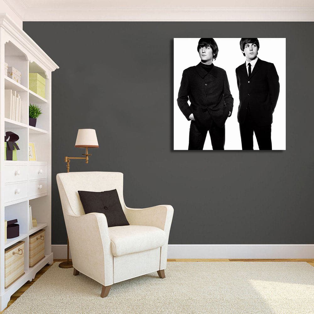 Framed 1 Panel - The Beatles John & Paul