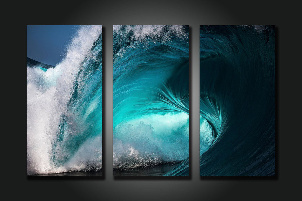 Framed 3 Panels - Wave