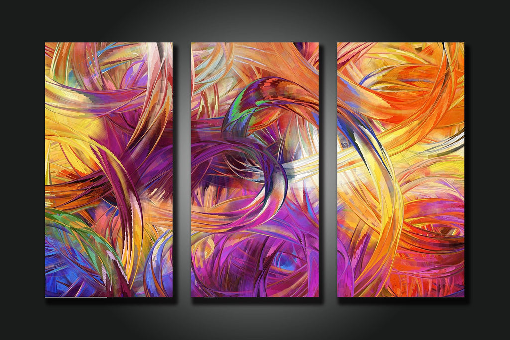 Framed 3 Panels - Abstract