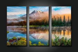 Framed 3 Panels - Landscape