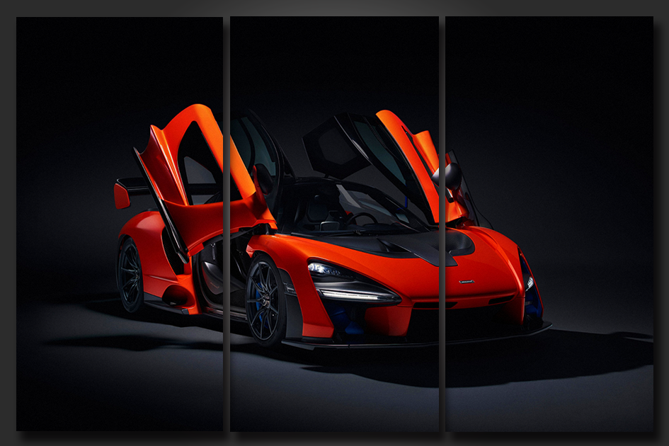 Framed 3 Panels - McLaren