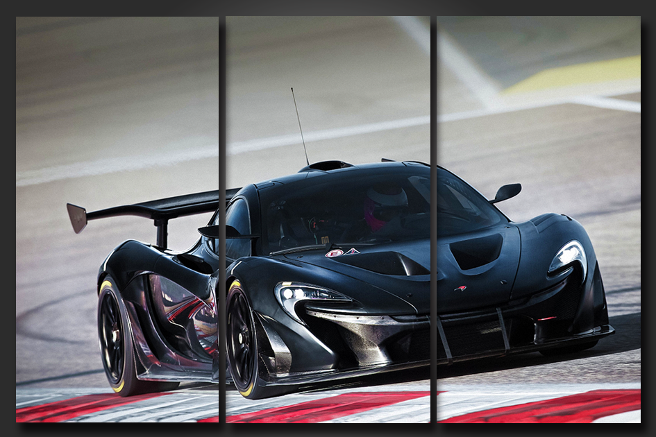 Framed 3 Panels - McLaren