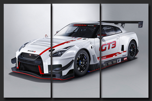 Framed 3 Panels - Nismo GTR R35