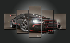 Framed 5 Panels - Audi Rs5