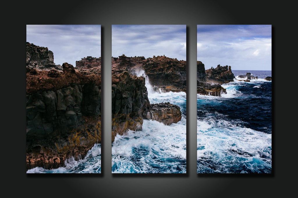 Framed 3 Panels - Seascape