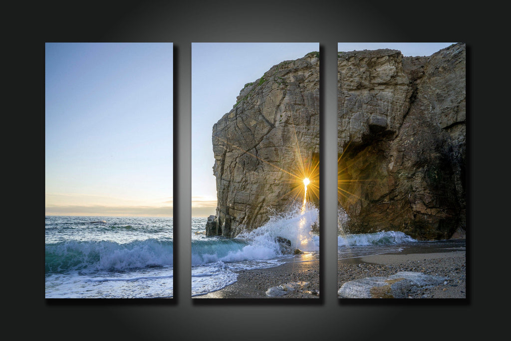 Framed 3 Panels - Seascape