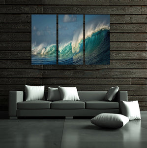 Framed 3 Panels - Wave