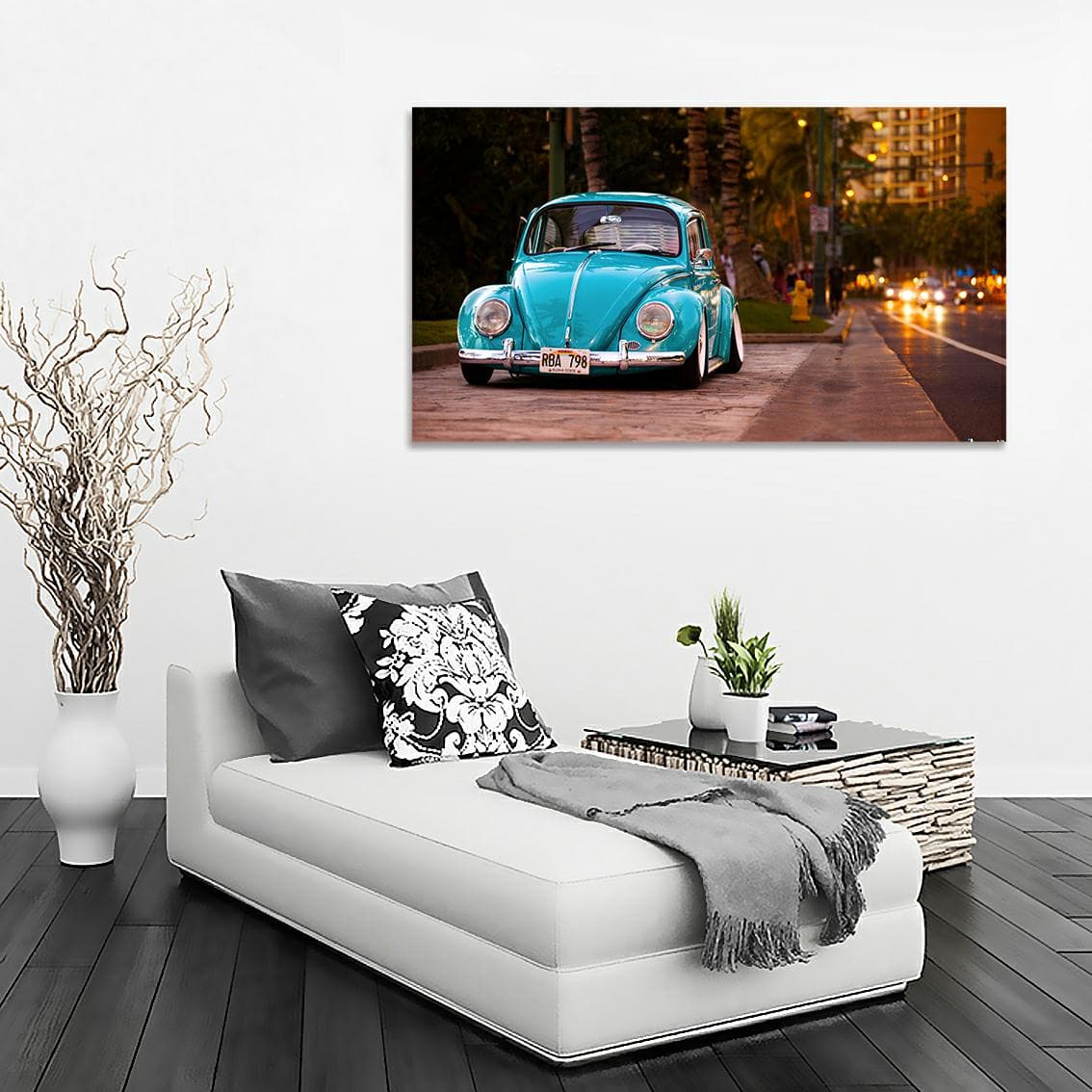 Framed 1 Panel - Classic VW Beetle